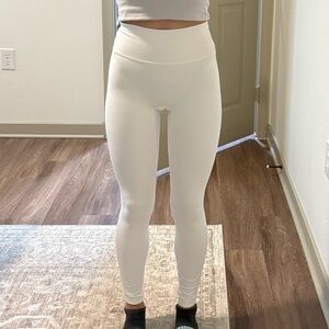 Fabletics White High-Waist Leggings